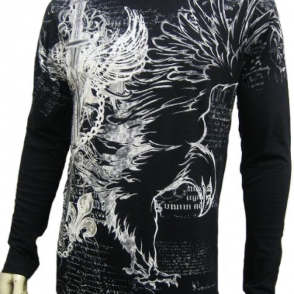 Screaming Eagle  long sleeve graphic T Shirt  S-1X